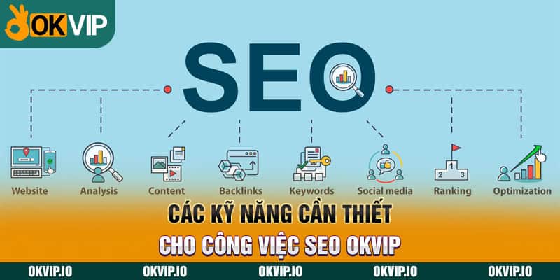 Các kỹ nắng cần thiết cho công việc SEO OKVIP