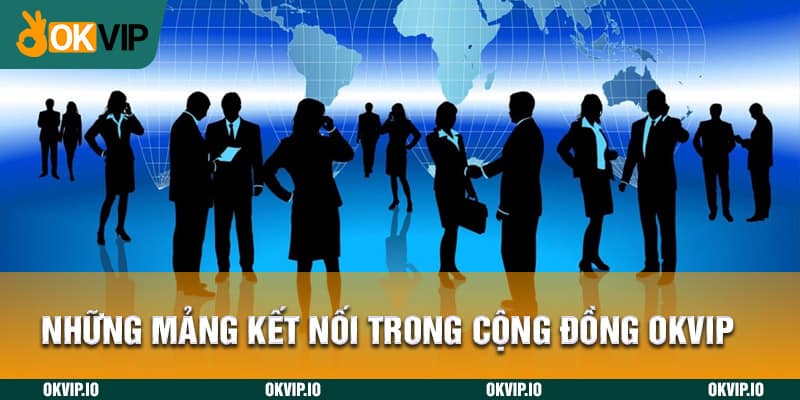 Những mảng kết nối trong cộng đồng OKVIP