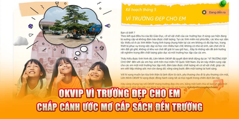 OKVIP lan tỏa các hoạt động từ thiện ý nghĩa